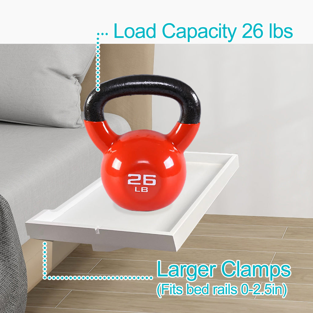 Bamboo Bedside Shelf Tray