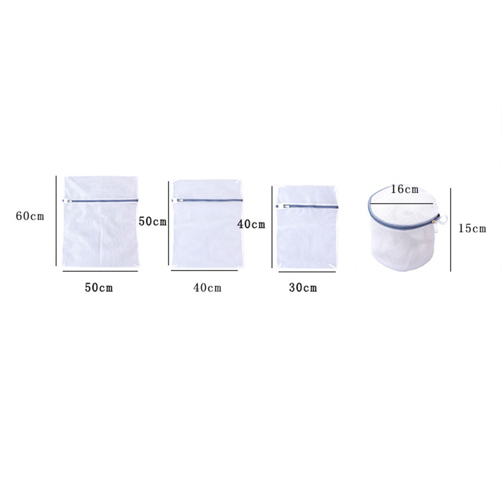 3Pcs Durable Honeycomb Mesh Laundry Bags for Delicates 12 x 16 Inches (3 Medium)
