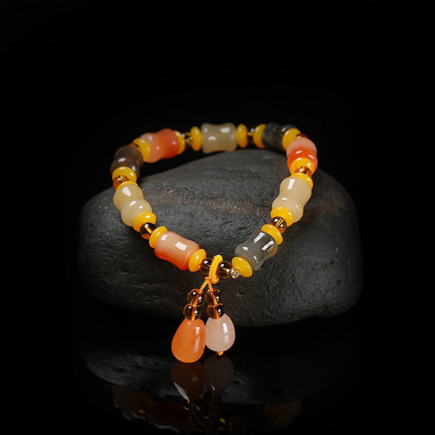 Bracelets for Men & Women - Handmade Stretchy Beaded Feng Shui Jewelry, Natural Stone Protection Gift Set