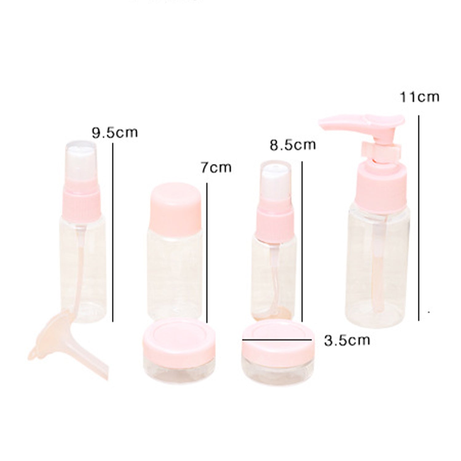 8 Pack Travel Bottles Set for Toiletries, TSA Approved Travel Containers Leak Proof Silicone Squeezable Travel Accessories