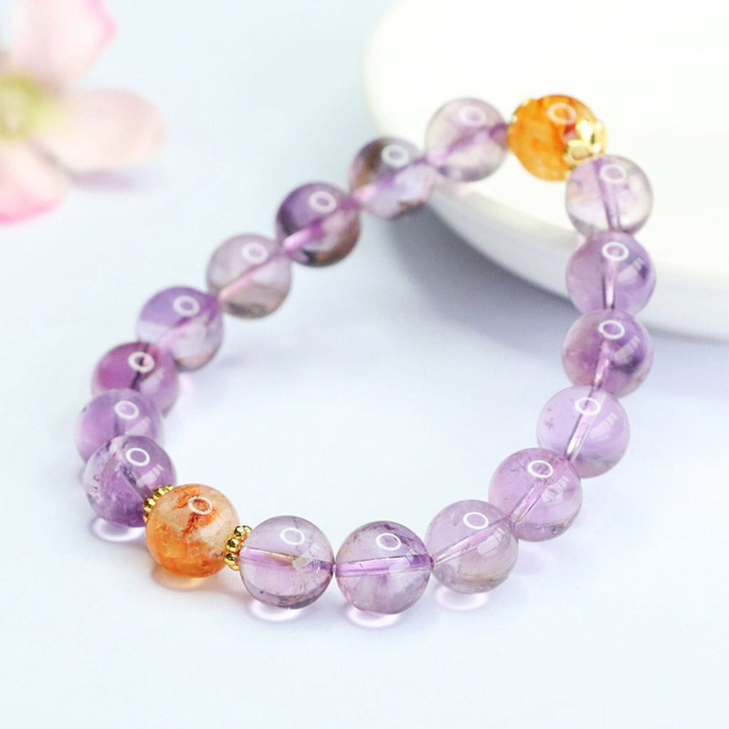 Bracelets for Men & Women - Handmade Stretchy Beaded Feng Shui Jewelry, Natural Stone Protection Gift Set