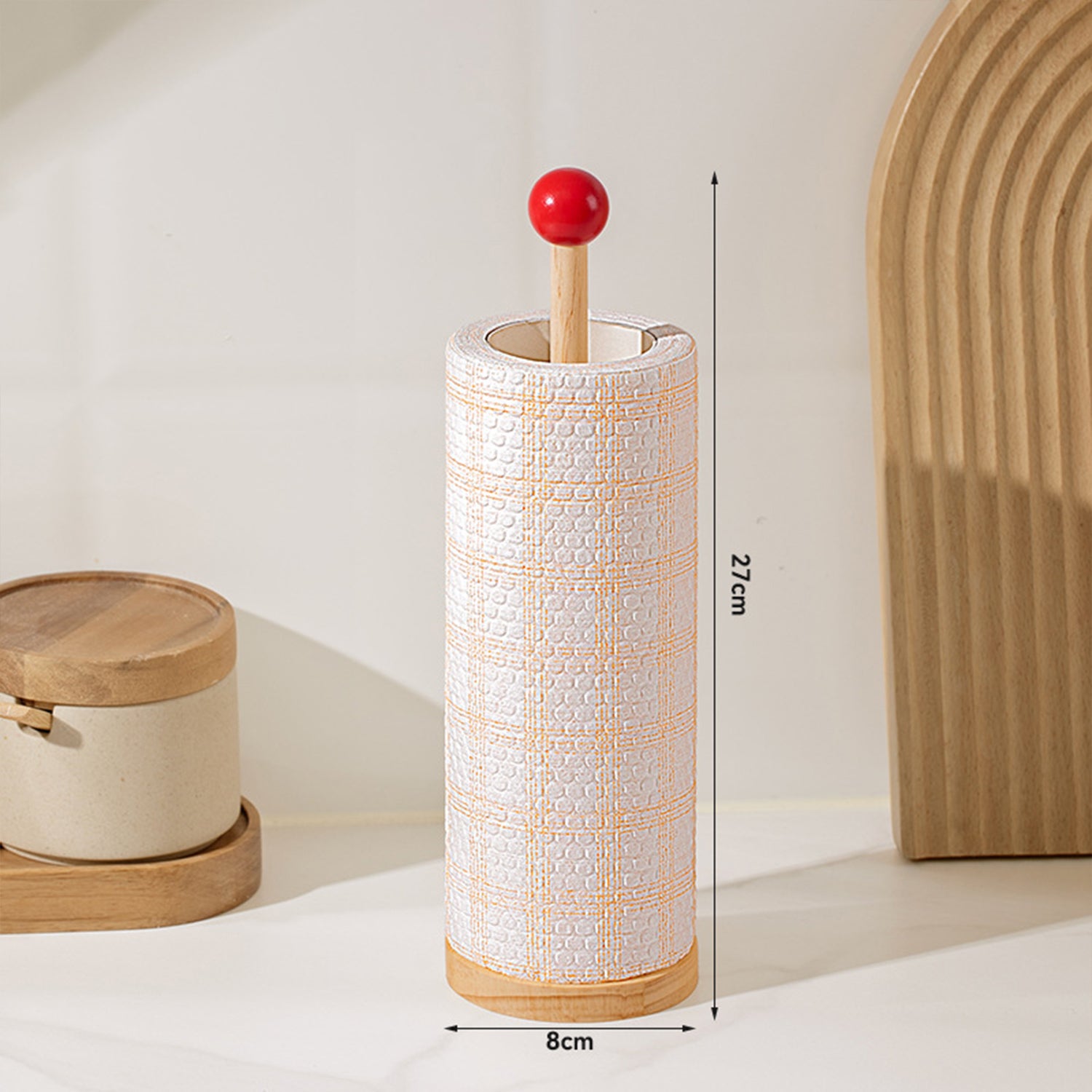 Paper Towel Holder Countertop, OBODING, Kitchen Paper Towel Stand Holder for Kitchen Organization and Storage