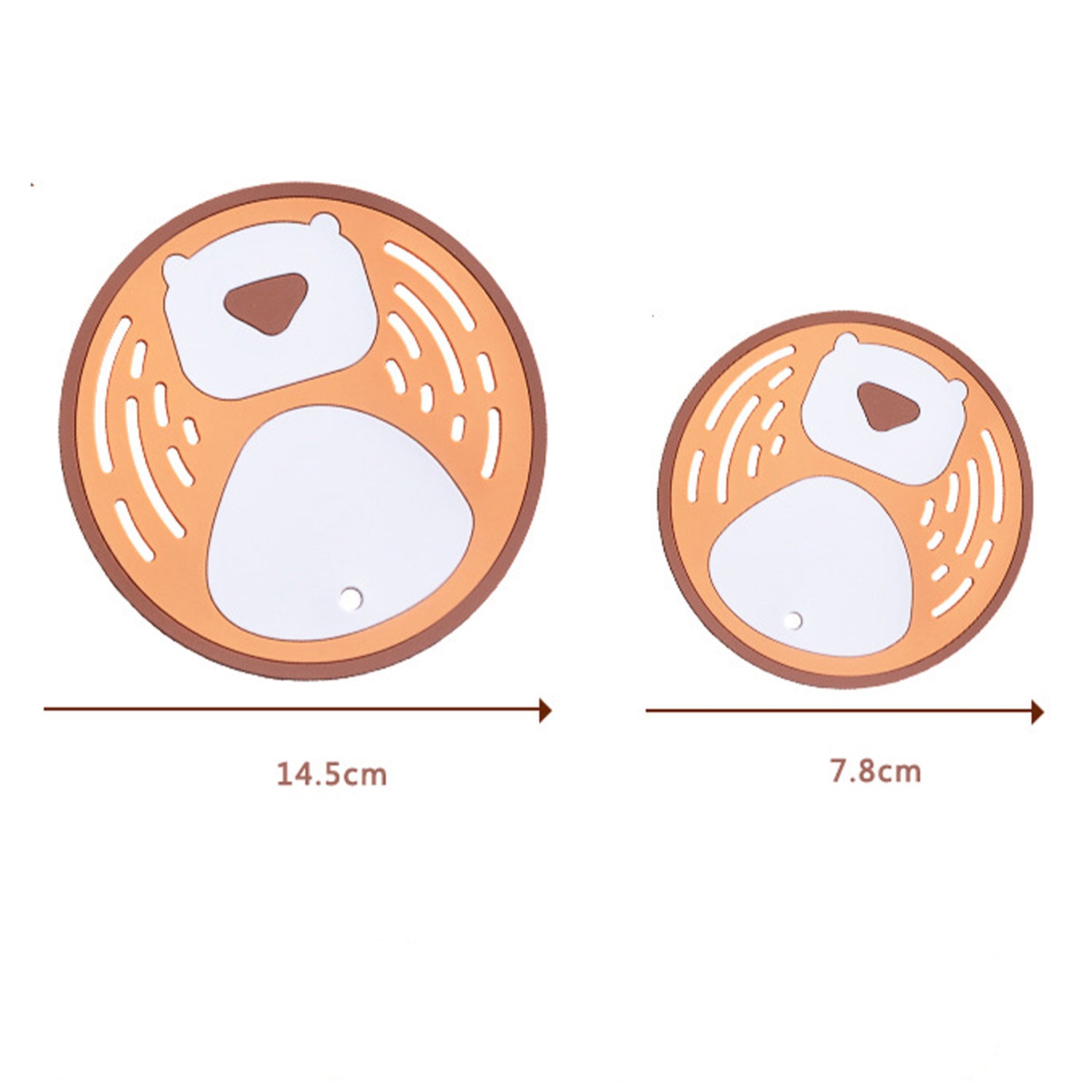 Silicone Trivets Mat, 3 Packs Multipurpose Non Slip Heat Resistant Pot Holder-Assorted