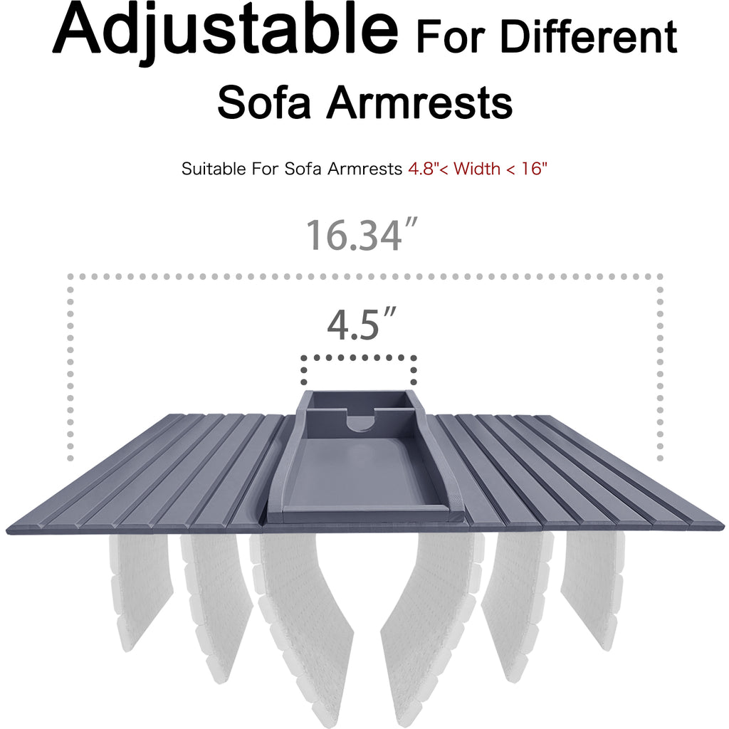 Bamboo Couch Cup Holder (Black)