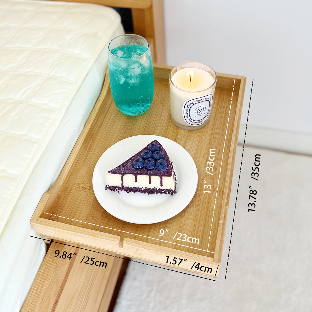 Bamboo Bedside Shelf Tray