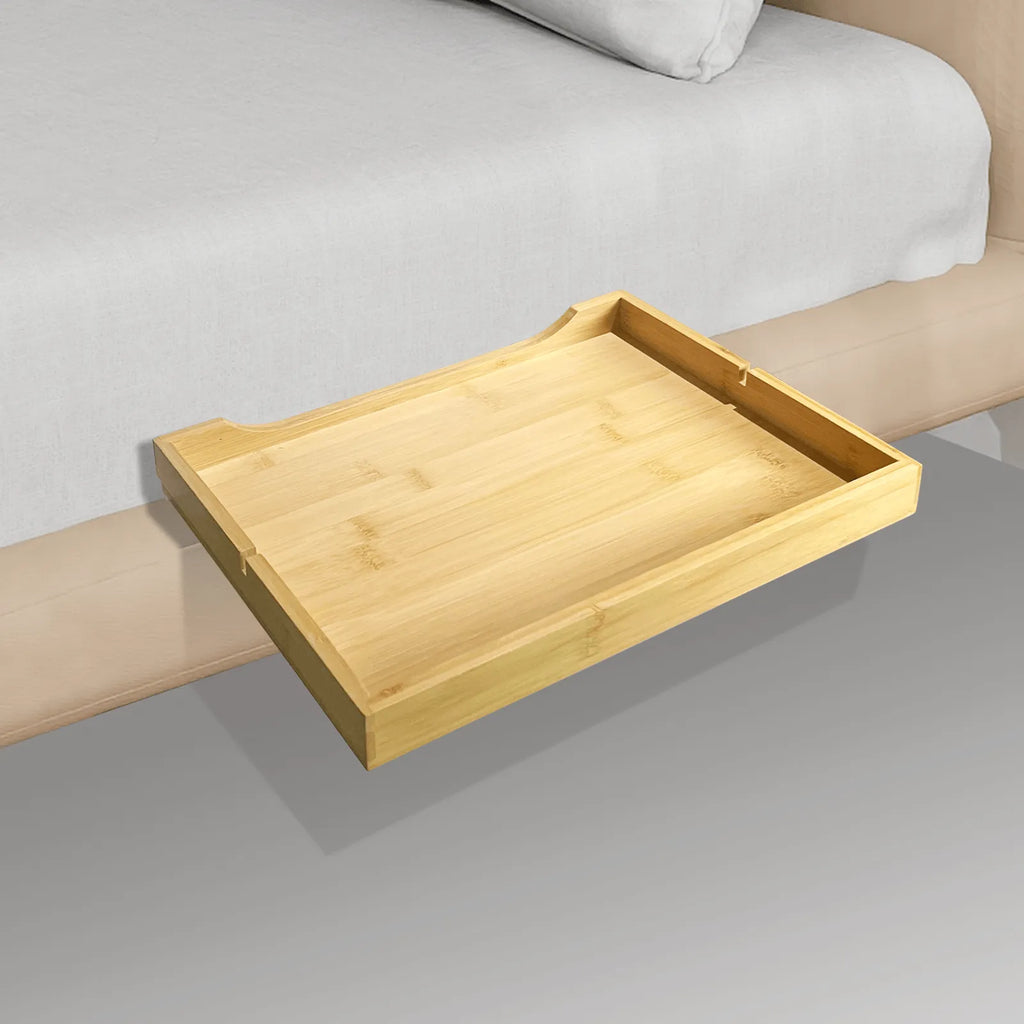 Bamboo Bedside Shelf Tray