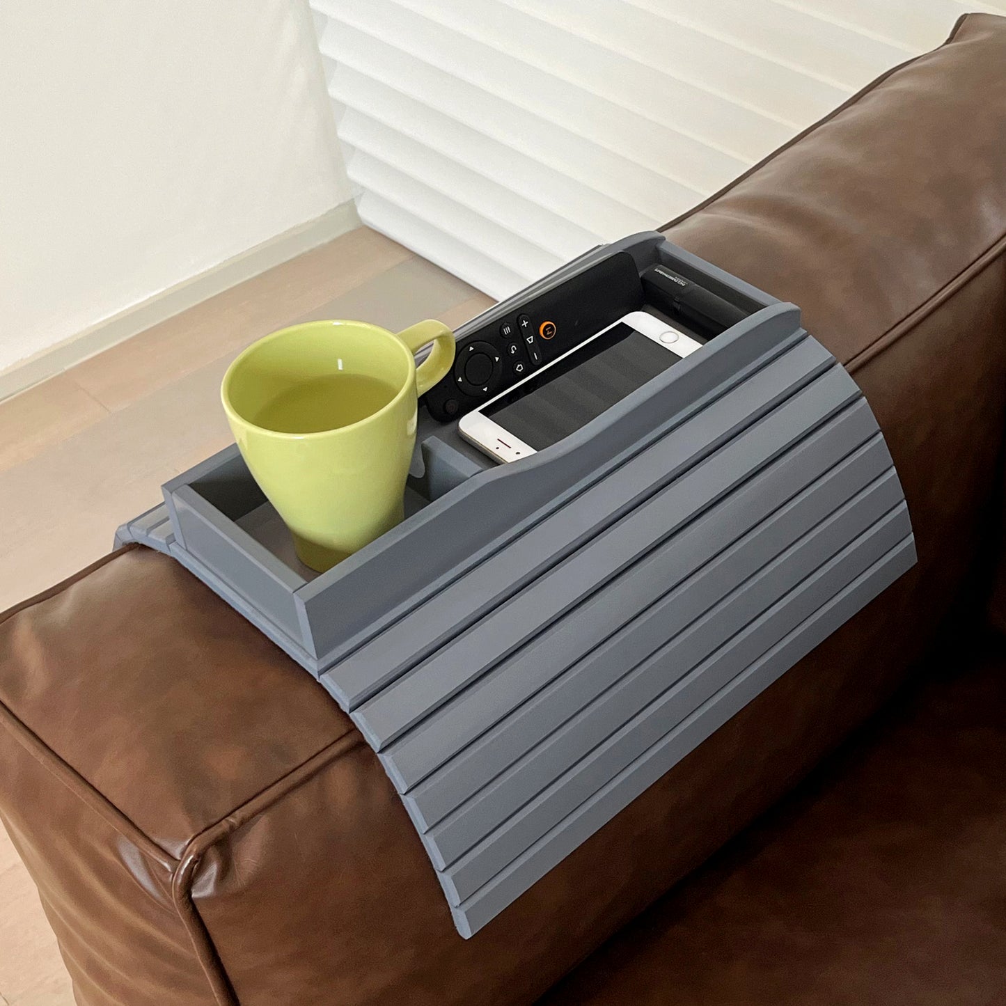 Bamboo Couch Cup Holder (Black)