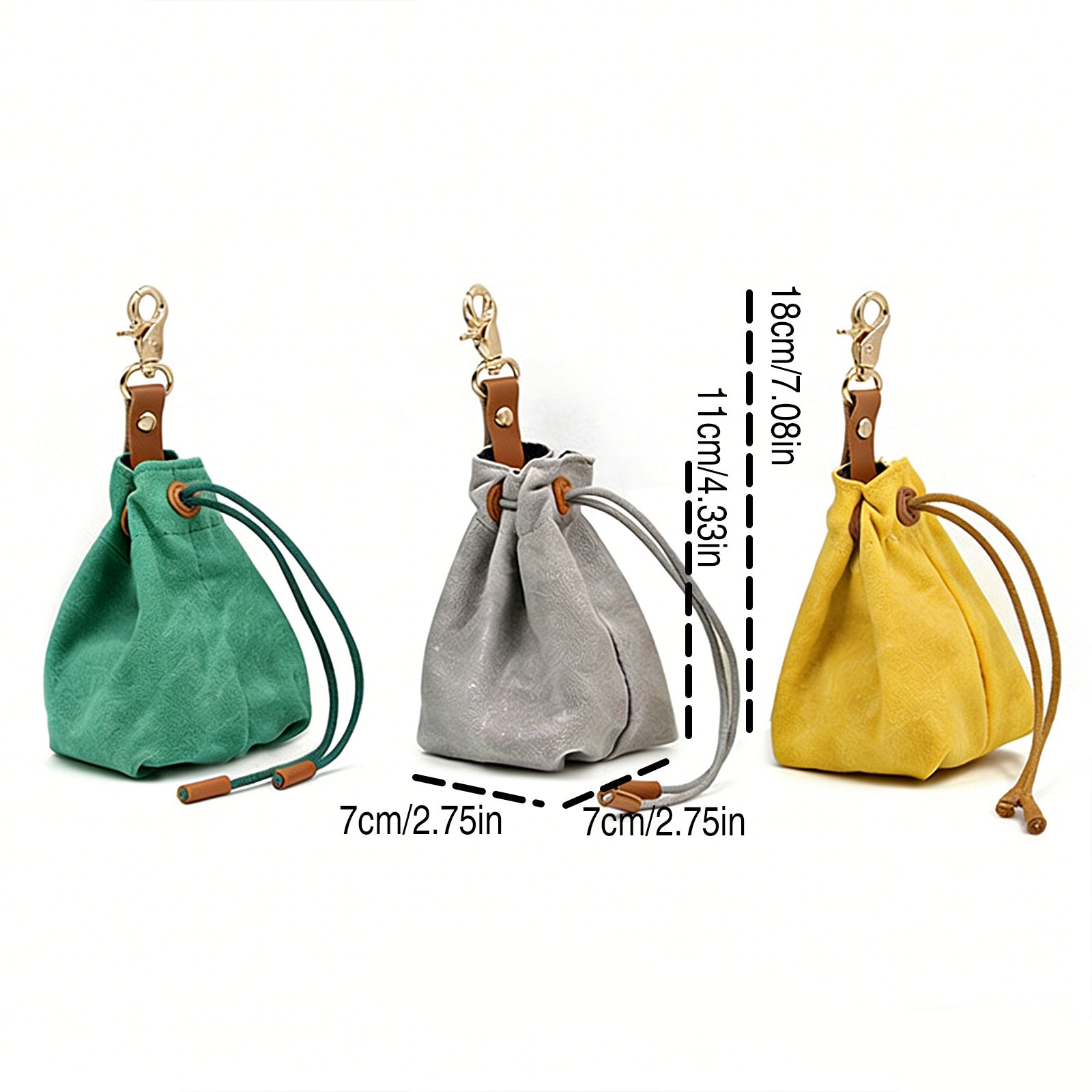 Pet Food Storage Bag, Waterproof Thick Canvas Treat Pouch Portable Carrier for Outdoor Training