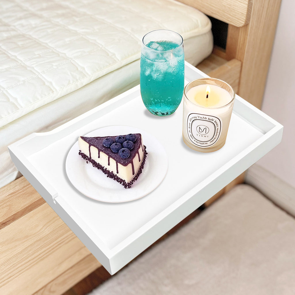 Bamboo Bedside Shelf Tray