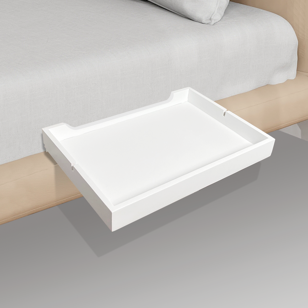 Bamboo Bedside Shelf Tray