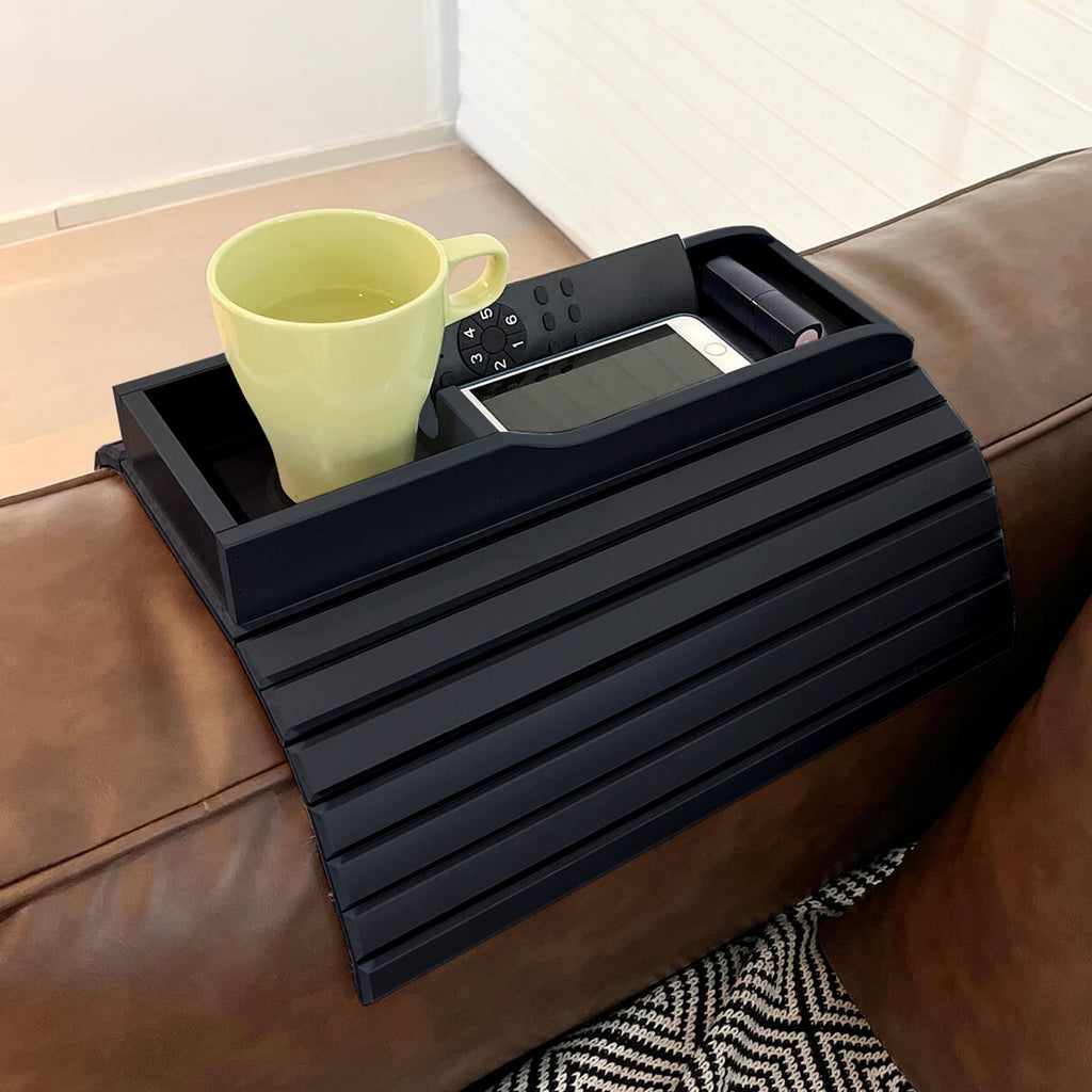 Bamboo Couch Cup Holder (Black)