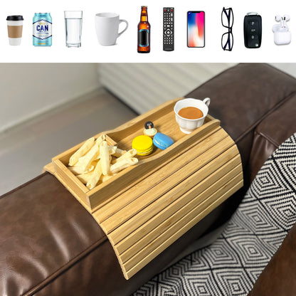 Bamboo Couch Cup Holder (Black)