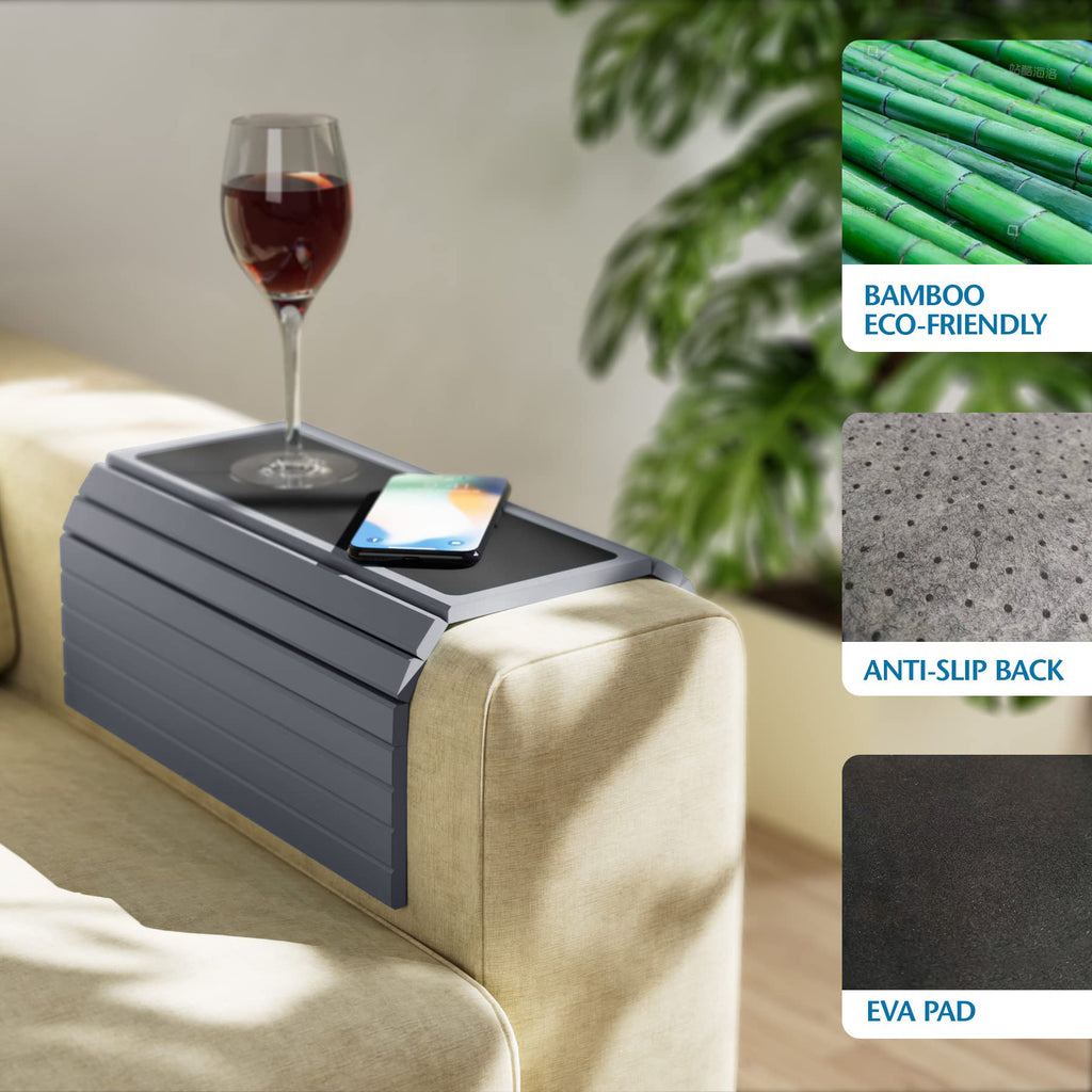 Bamboo Couch Arm Tray (Natural)